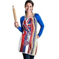 Hawaiian Sea Animals Apron with Lei and Flag Style LT03 - Polynesian Pride