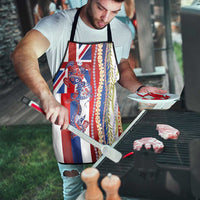 Hawaiian Sea Animals Apron with Lei and Flag Style LT03 - Polynesian Pride