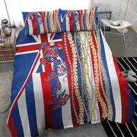 Hawaiian Sea Animals Bedding Set with Lei and Flag Style LT03 - Polynesian Pride
