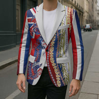 Hawaiian Sea Animals Blazer with Lei and Flag Style LT03 - Polynesian Pride