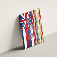 Hawaiian Sea Animals Canvas Wall Art with Lei and Flag Style LT03 - Polynesian Pride