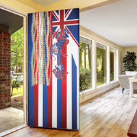 Hawaiian Sea Animals Door Cover with Lei and Flag Style LT03 - Polynesian Pride