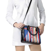 Hawaiian Sea Animals Shoulder Handbag with Lei and Flag Style LT03 - Polynesian Pride