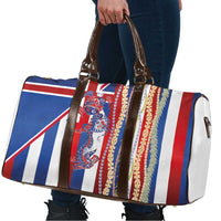 Hawaiian Sea Animals Travel Bag with Lei and Flag Style LT03 - Polynesian Pride