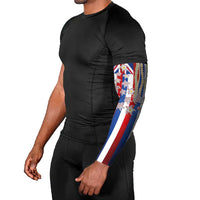 Hawaiian Polynesian Tribal Turtles Arm Sleeves with Lei and Flag Style LT03 - Polynesian Pride