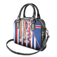 Hawaiian Polynesian Tribal Turtles Shoulder Handbag with Lei and Flag Style LT03 - Polynesian Pride