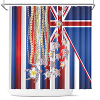 Hawaiian Polynesian Tribal Turtles Shower Curtain with Lei and Flag Style LT03 Multicolor - Polynesian Pride