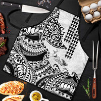 Hawaiian Tribal Manta Ray Apron Kakau Tattoo and Polynesian Art Motif Pattern LT03 Multicolor - Polynesian Pride