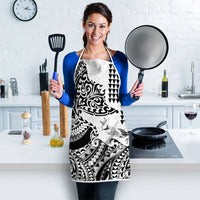 Hawaiian Tribal Manta Ray Apron Kakau Tattoo and Polynesian Art Motif Pattern LT03 - Polynesian Pride