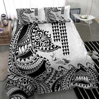 Hawaiian Tribal Manta Ray Bedding Set Kakau Tattoo and Polynesian Art Motif Pattern LT03 - Polynesian Pride