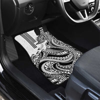Hawaiian Tribal Manta Ray Car Mats Kakau Tattoo and Polynesian Art Motif Pattern LT03 - Polynesian Pride