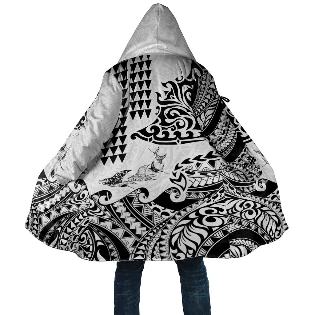 Hawaiian Tribal Manta Ray Cloak Kakau Tattoo and Polynesian Art Motif Pattern LT03 Unisex Multicolor - Polynesian Pride
