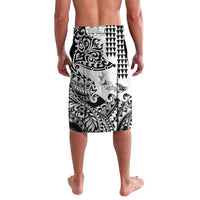 Hawaiian Tribal Manta Ray Lavalava Kakau Tattoo and Polynesian Art Motif Pattern LT03 - Polynesian Pride
