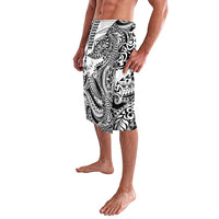 Hawaiian Tribal Manta Ray Lavalava Kakau Tattoo and Polynesian Art Motif Pattern LT03 - Polynesian Pride