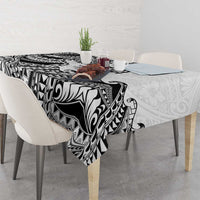 Hawaiian Tribal Manta Ray Tablecloth Kakau Tattoo and Polynesian Art Motif Pattern LT03 - Polynesian Pride