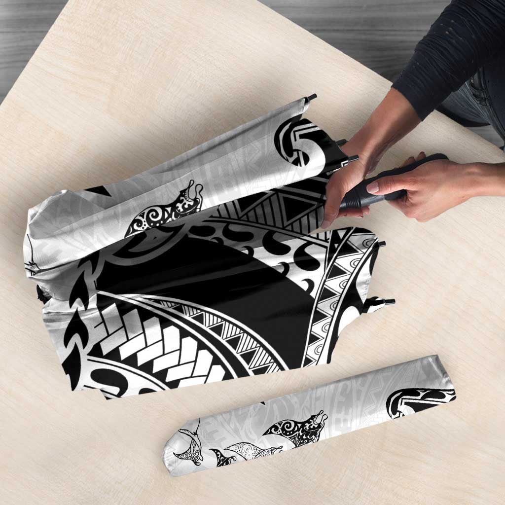 Hawaiian Tribal Manta Ray Umbrella Kakau Tattoo and Polynesian Art Motif Pattern LT03 - Polynesian Pride