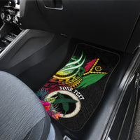 Personalised Vanuatu 44th Anniversary Car Mats Boars Tusk Tugeta Yumi Selebretem Indipendens Dei LT03 - Polynesian Pride