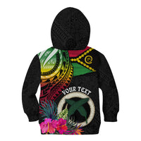 Vanuatu 44th Anniversary Kid Hoodie Boars Tusk Tugeta Yumi Selebretem Indipendens Dei