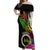 Vanuatu 44th Anniversary Off Shoulder Maxi Dress Boars Tusk Tugeta Yumi Selebretem Indipendens Dei