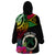 Vanuatu 44th Anniversary Wearable Blanket Hoodie Boars Tusk Tugeta Yumi Selebretem Indipendens Dei