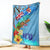 Fiji Day Blanket Tagimoucia Flower and Melanesia Pattern