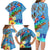 Fiji Day Family Matching Long Sleeve Bodycon Dress and Hawaiian Shirt Tagimoucia Flower and Melanesia Pattern