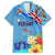 Fiji Day Family Matching Puletasi and Hawaiian Shirt Tagimoucia Flower and Melanesia Pattern