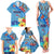 Fiji Day Family Matching Tank Maxi Dress and Hawaiian Shirt Tagimoucia Flower and Melanesia Pattern