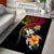 Polynesia Hawaii Turtle Day Area Rug Hibiscus and Kanaka Maoli