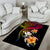 Polynesia Hawaii Turtle Day Area Rug Hibiscus and Kanaka Maoli