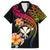 Polynesia Hawaii Turtle Day Family Matching Long Sleeve Bodycon Dress and Hawaiian Shirt Hibiscus and Kanaka Maoli