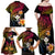 Polynesia Hawaii Turtle Day Family Matching Off Shoulder Maxi Dress and Hawaiian Shirt Hibiscus and Kanaka Maoli