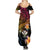 Polynesia Hawaii Turtle Day Family Matching Summer Maxi Dress and Hawaiian Shirt Hibiscus and Kanaka Maoli