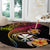 Polynesia Hawaii Turtle Day Round Carpet Hibiscus and Kanaka Maoli