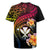 Polynesia Hawaii Turtle Day Rugby Jersey Hibiscus and Kanaka Maoli