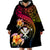 Polynesia Hawaii Turtle Day Wearable Blanket Hoodie Hibiscus and Kanaka Maoli