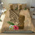 Hawaii Kanaloa Tiki Bedding Set Polynesian Tattoo and Tapa Pattern