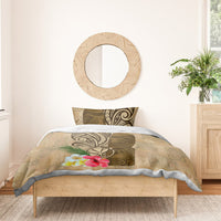 Hawaii Kanaloa Tiki Bedding Set Polynesian Tattoo and Tapa Pattern LT03 - Polynesian Pride