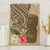 Hawaii Kanaloa Tiki Canvas Wall Art Polynesian Tattoo and Tapa Pattern