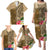 Hawaii Kanaloa Tiki Family Matching Puletasi and Hawaiian Shirt Polynesian Tattoo and Tapa Pattern