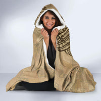 Hawaii Kanaloa Tiki Hooded Blanket Polynesian Tattoo and Tapa Pattern LT03 - Polynesian Pride