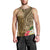 Hawaii Kanaloa Tiki Men Tank Top Polynesian Tattoo and Tapa Pattern