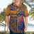 Hawaiki Nui Va'a Solo French Polynesia Hawaiian Shirt Sunset Color