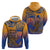 Hawaiki Nui Va'a Solo French Polynesia Hoodie Sunset Color