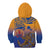 Hawaiki Nui Va'a Solo French Polynesia Kid Hoodie Sunset Color