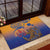 Hawaiki Nui Va'a Solo French Polynesia Rubber Doormat Sunset Color