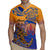 Hawaiki Nui Va'a Solo French Polynesia Rugby Jersey Sunset Color