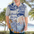 Hawaiki Nui Va'a Solo French Polynesia Hawaiian Shirt Blue Color