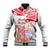 Hawaiki Nui Va'a Solo French Polynesia Baseball Jacket Red Color