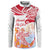 Hawaiki Nui Va'a Solo French Polynesia Button Sweatshirt Red Color